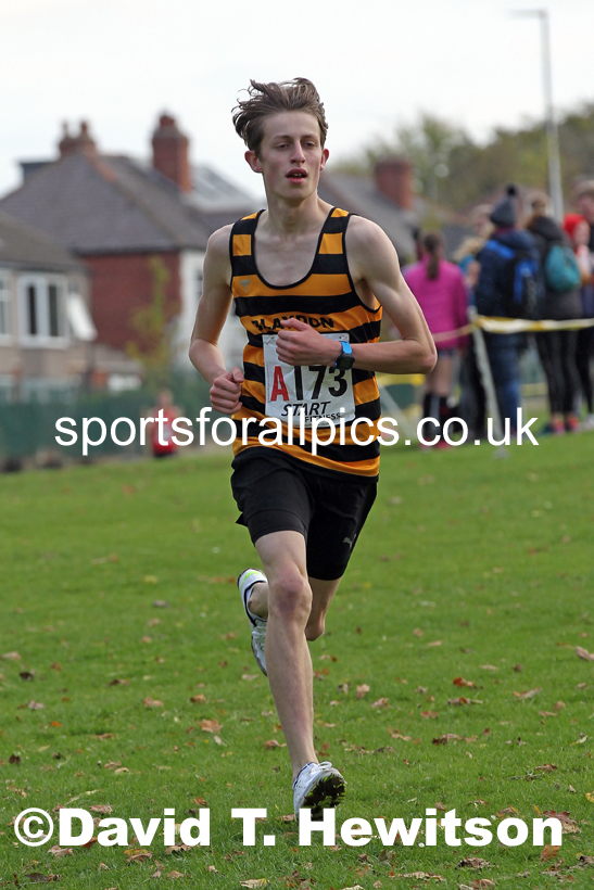 Mens under-17s Northern Cross Country Relays, Graves Park, Sheffield. Photo: David T. Hewitson/Sports for All Pics